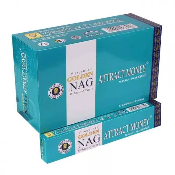 Esoterika - Incenso Vijayshree Golden Nag Attract Money-- Box