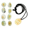 Esoterika - Kit - Crea il tuo Ciondolo con Vere Gemme di Giada verde -