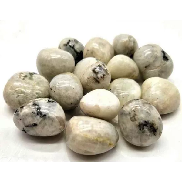 Esoterika - Labradorite bianca burattata