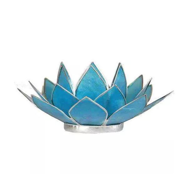 Esoterika - Loto Illuminazione 5° Chakra Azzurro -- 13,5 Cm