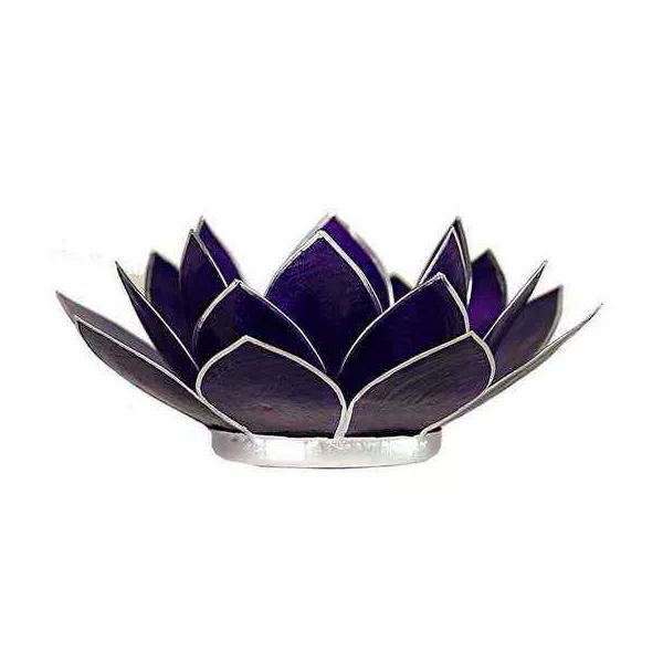 Esoterika - Loto Illuminazione 7° Chakra Viola -- 13,5 Cm