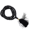 Esoterika - Mala 108 perle onice nero qualità AA -- 0.7 cm