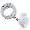 Esoterika - Mala cristallo rocca qualità AA 108 perle+borsina -- 0.6 c