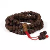 Esoterika - Mala in Rudraksha 108 grani lucidati -- 0.8 cm