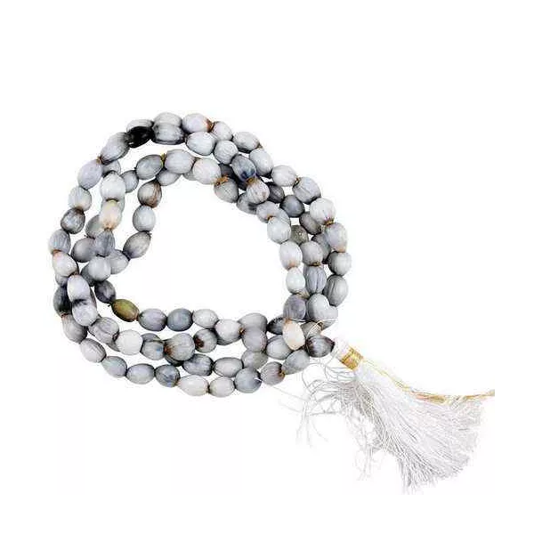Esoterika - Mala Vaijayanti con 108 grani con fiocco e borsettina -- 1