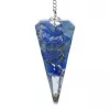 Esoterika - Orgone Pendolo Lapislazzuli Sfaccettato Appuntito -- 11g 4