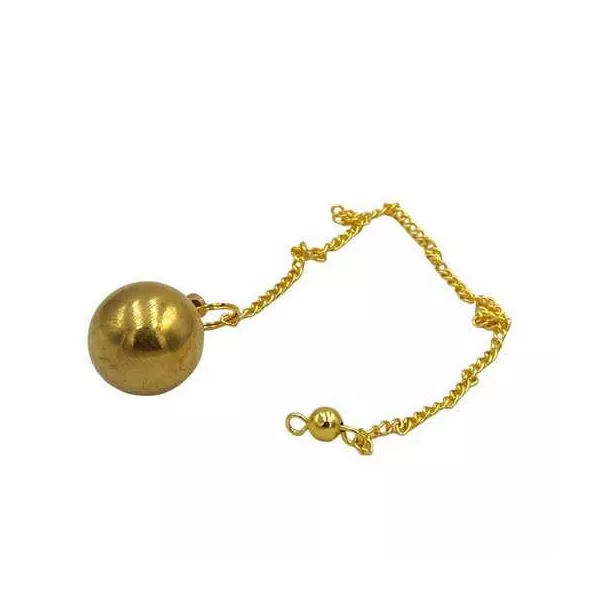 Esoterika - Pendolo a sfera in bronzo 2 cm