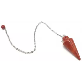 Esoterika - Pendolo Diaspro Rosso a Goccia -- 3 Cm
