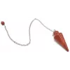 Esoterika - Pendolo Diaspro Rosso a Goccia -- 3 Cm