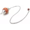 Esoterika - Pendolo Diaspro Rosso a Sfera -- 4 Cm
