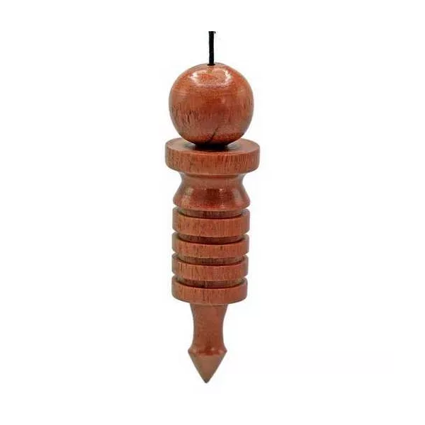 Esoterika - Pendolo In Legno -- 12 G- 8 Cm