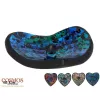 Esoterika - Porta incenso cuore con mosaico in resina -- 12 Cm colori 