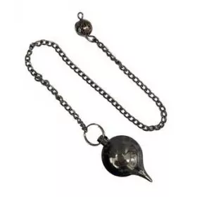 Esoterika - Pendolo In Metallo nero a Goccia--20-30 G- 3Cm