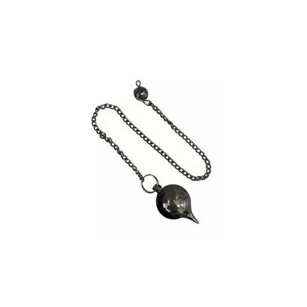 Esoterika - Pendolo In Metallo nero a Goccia--20-30 G- 3Cm