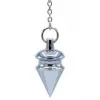 Esoterika - Pendolo In Ottone Cromato -- 14 G- 3,5 Cm