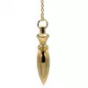 Esoterika - Pendolo In Ottone Dorato -- 14 G- 4,4 Cm
