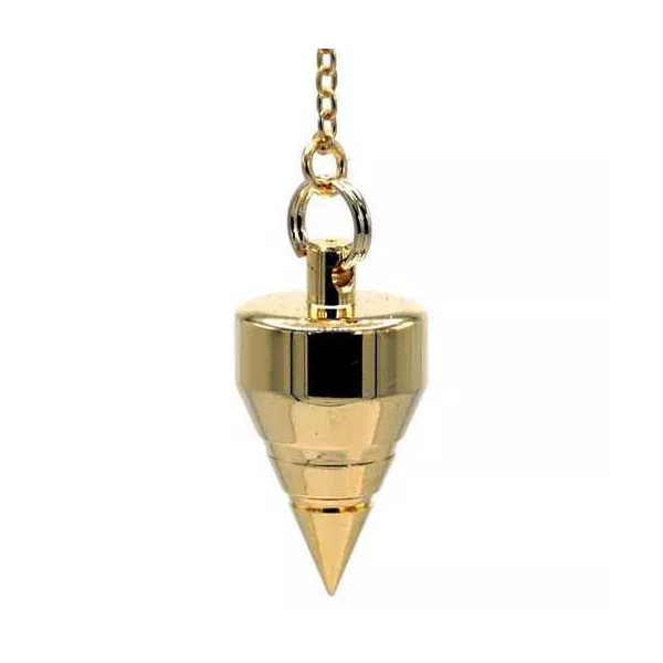 Esoterika - Pendolo In Ottone Dorato -- 18 G- 2,5 Cm