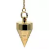 Esoterika - Pendolo In Ottone Dorato -- 18 G- 2,5 Cm