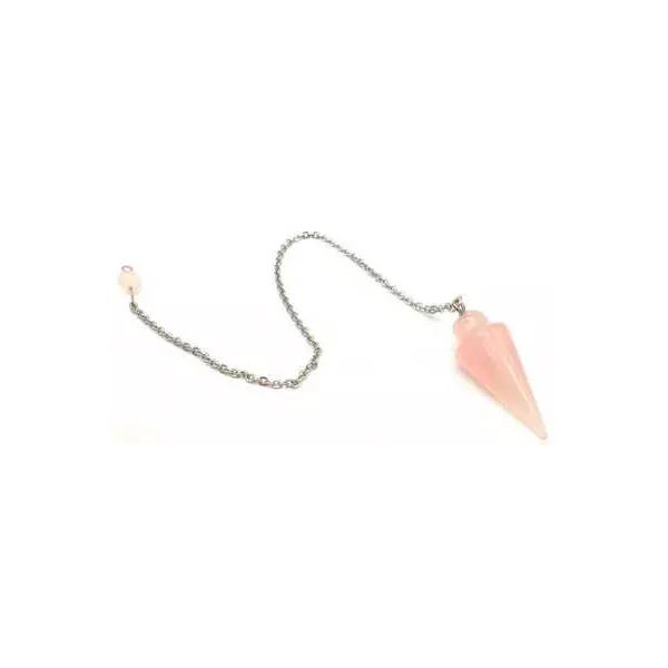 Esoterika - Pendolo In Quarzo Rosa a Goccia -- 3 Cm