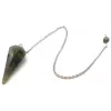 Esoterika - Pendolo Labradorite Sfaccettato Appuntito -- 3,5 Cm