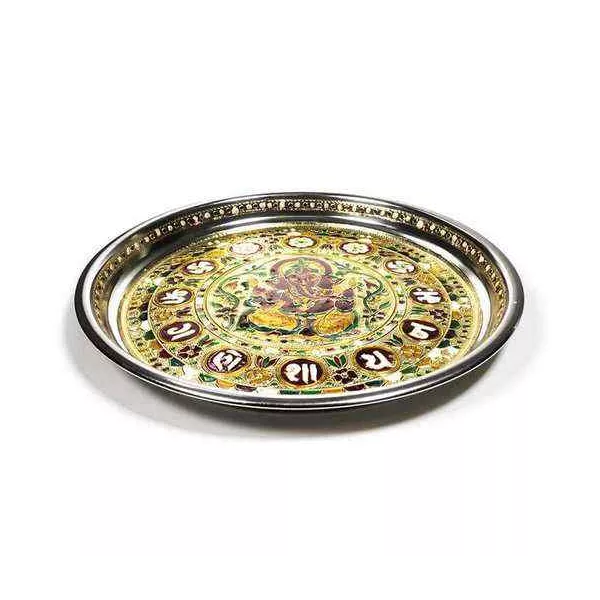 Esoterika - Piatto offerta Ganesh -- 300 g-28x2,5cm