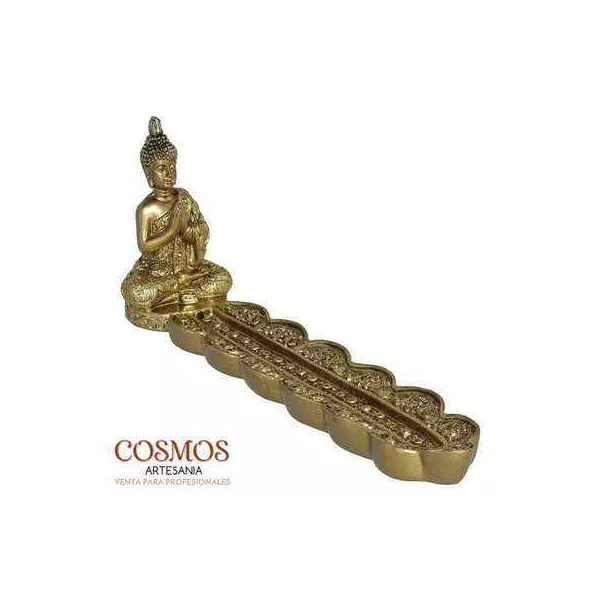 Esoterika - Portaincenso Budda Thai oro cm 20