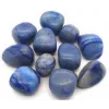 Esoterika - Quarzo blu Burattato singola pietra -- 2-3 Cm