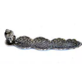 Esoterika - Porta incenso Buddha A Foglia con perlina -- 20x5