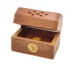 Esoterika - Porta incenso contenitore per coni OM -- 8x5x6 cm