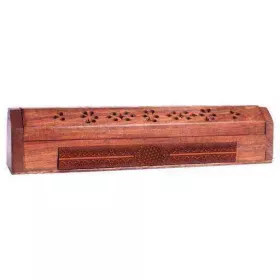 Esoterika - Porta incenso E Contenitore Fiore Della Vita -- 31x5,5x6 C