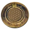 Esoterika - Porta incenso Fiore Della Vita Bastoncini E Coni -- 10 Cm