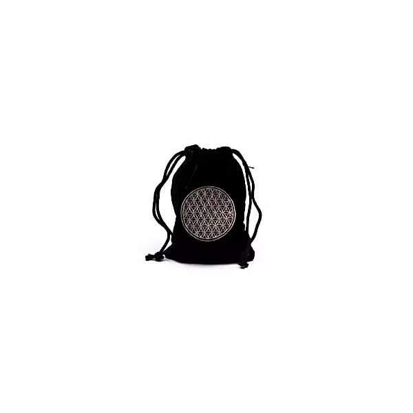 Esoterika - Borsa di velluto con Fiore della vita
