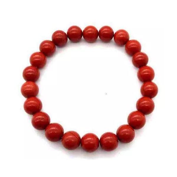Esoterika - Bracciale Diaspro Rosso perle 8mm