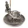 Esoterika - Porta incenso Mani Che Offrono Con Buddha -- 9x7 Cm