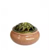 Esoterika - Porta incenso per coni in ceramica colore pesca cm 10x6