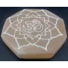 Esoterika - Porta incenso Selenite ottagono OM