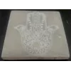 Esoterika - Porta incenso Selenite quadro Mano di Fatima