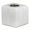 Esoterika - Portacandele Cubo Selenite -- 5x5x4.5