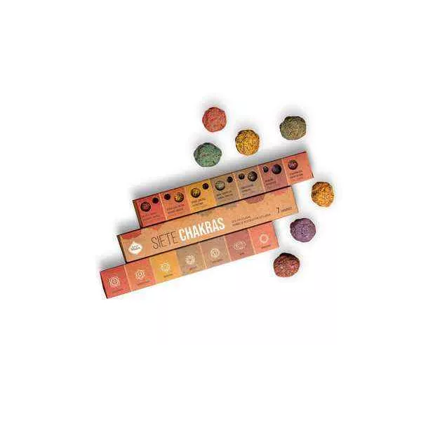 Esoterika - 7 Chakras -7 bombitas100% erbe naturali- Sagrada Madre