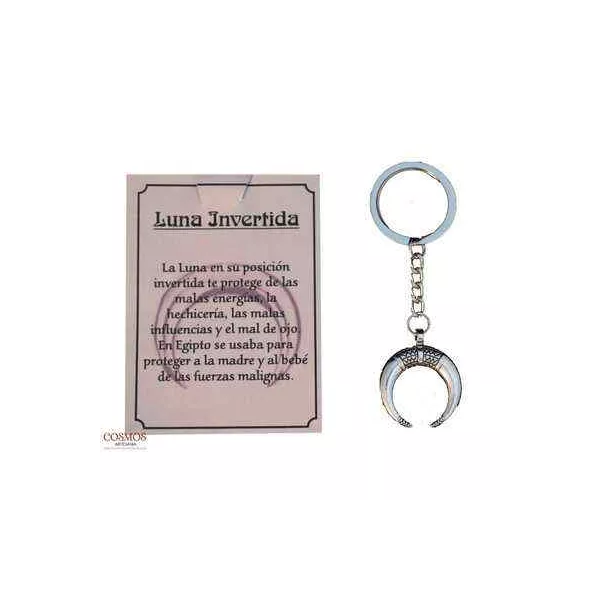 Esoterika - Portachiavi Amuleto Luna Rovesciata