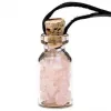 Esoterika - Bottiglietta Regalo Con Quarzo Rosa E Filo -- 3,6 Cm