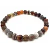 Esoterika - Bracciale Agata Bostwana perline 6mm