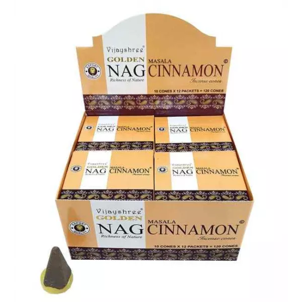 Esoterika - Coni di incenso Golden Nag Cinnamon -- 20 g