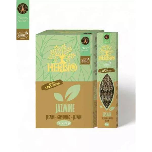 Esoterika - Incenso Ecocert Herbio Gelsomino box 12 confezioni