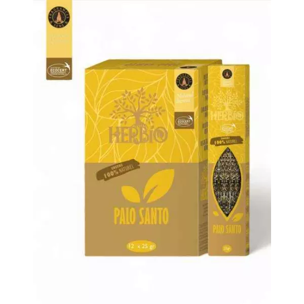 Esoterika - Incenso Ecocert Herbio Palo santo box 12 confezioni