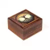Esoterika - Scatola per gioielli Albero della vita -- 6.5x6.5x3.5 cm