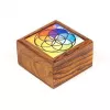 Esoterika - Scatola per gioielli Seme della vita -- 6.5x6.5x3.5 cm