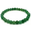 Esoterika - Bracciale Avventurina verde perline 6mm