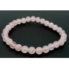 Esoterika - Bracciale Quarzo rosa Perle 6mm