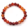 Esoterika - Bracciale Corniola perline 8mm